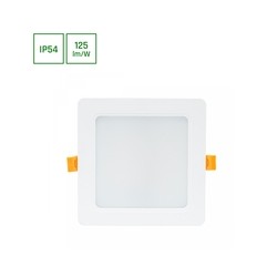 Downlight LED Dure 3 12 W 6000 K IP54, quadrado, branco – foto 4