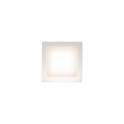 LED downlight Dure 3 12 W 3000 K IP54, square, white