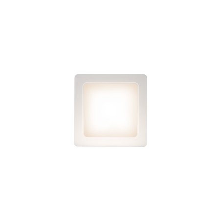Downlight LED Dure 3 12 W 3000 K IP54, quadrato, bianco