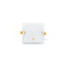 Downlight LED Dure 3 12 W 3000 K IP54, quadrato, bianco – foto 8