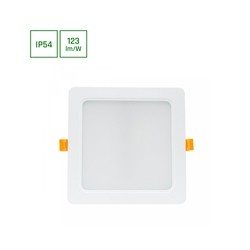 Downlight LED Dure 3 18 W 6000 K IP54, quadrato, bianco – foto 7