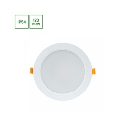 Downlight LED Dure 3 18 W 6000 K IP54, okrągły, biały – zdjęcie 4