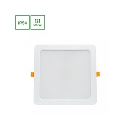 LED downlight Dure 3 24 W 6000 K IP54, square, white – photo 4