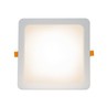 Downlight LED Dure 3 24 W 3000 K IP54 carré blanc – photo 7