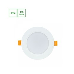 Downlight LED Dure 3 8 W 6000 K IP54, στρογγυλό, λευκό – φωτογραφία 2