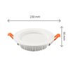 Downlight LED Dure 3 Max 28 W 3000 K IP44, rotondo, bianco – foto 5