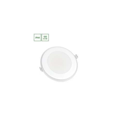 Plafonnier LED Fiale 3 Steps Aureola 5,5 W 4000 K IP44 rond blanc