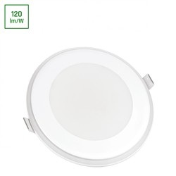 Plafonier LED Fiale 3 Steps Aureola 5,5 W 3000 K IP44, redondo, branco – foto 3