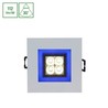 LED-Spot Fiale 4 W 6000 K 30° IP20, quadratisch, blau