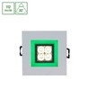 LED-spot Fiale 4 W 3000 K 30° IP20, vierkant, groen – foto 2