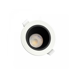 Plafón LED Fiale Core GU10 IP20, redondo, antideslumbramiento, blanco – SLIP001029