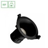 Downlight LED Fiale Core Complete 7 W IP20, CCT (regulowana temperatura barwowa), okrągły, antyolśnieniowy, czarny