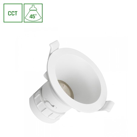 LED downlight Fiale Core Complete 7 W IP20, CCT (adjustable colour temperature), round, anti-glare, white