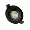 Plafoniera LED Fiale Core Flat GU10 IP20, rotondo, orientabile, nero – foto 2