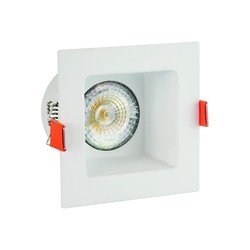 Plafon LED Fiale III GU10 IP20, kwadratowy, biały