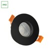 LED ceiling light Fiale GU10 IP65, round, black – photo 2