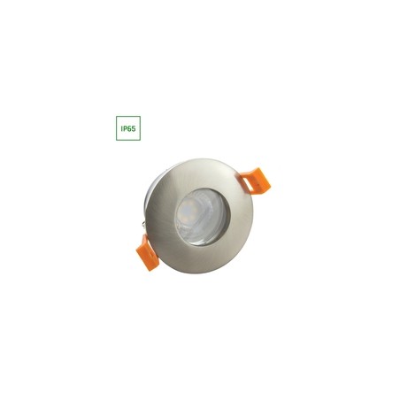 LED-plafondlamp Fiale GU10 IP65, rond, aluminium