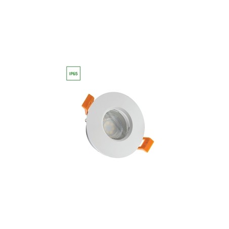 LED ceiling light Fiale GU10 IP65, round, white
