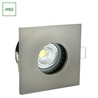 LED ceiling light Fiale GU10 IP65, square, aluminium