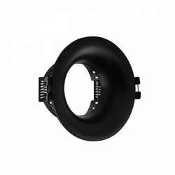 LED ceiling light Fiale GU10 IP20, round, black