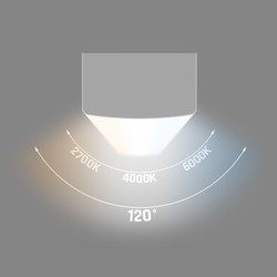 Πλαφονιέρα LED Limea Subtilo 15 W IP20, CCT (ρυθμιζόμενη θερμοκρασία χρώματος), λευκό – φωτογραφία 6