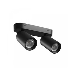 Plafón LED Madara Altro Xgu10 GU10 IP20, negro – SLIP003062