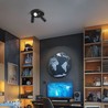 Plafon LED Madara Altro Xgu10 GU10 IP20, okrągły, czarny