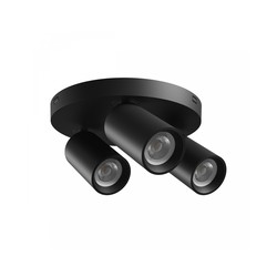 LED ceiling light Madara Altro Xgu10 GU10 IP20, round, black – photo 4