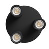 LED ceiling light Madara Altro Xgu10 GU10 IP20, round, black – photo 5