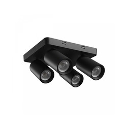 LED-plafondlamp Madara Altro Xgu10 GU10 IP20, vierkant, zwart – foto 2
