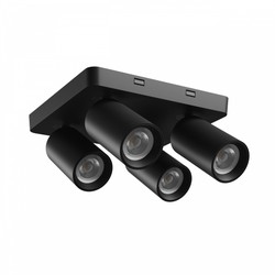 LED ceiling light Madara Altro Xgu10 GU10 IP20, square, black – photo 3