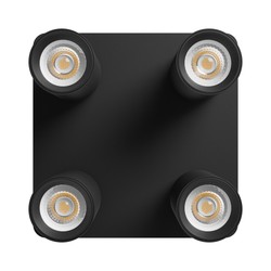 Plafonnier LED Madara Altro Xgu10 GU10 IP20 carré noir – photo 5
