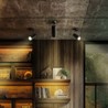 LED-plafondlamp Madara Libra GU10 IP20, zwart – foto 4