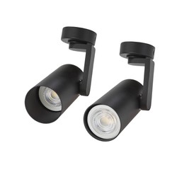 LED ceiling light Madara GU10 IP20, surface-mounted, black – photo 3