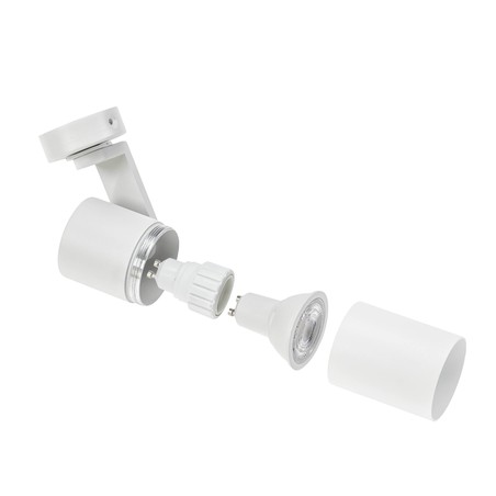 Plafonier LED Madara GU10 IP20, de superfície, branco