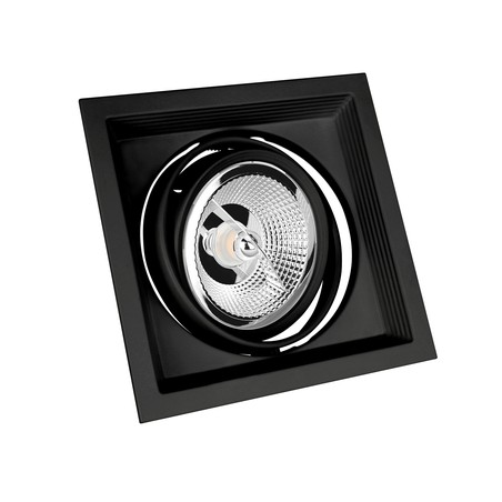 Foco LED AR111 MDD Uno GU10 IP20, negro