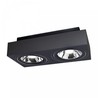 LED-Spot AR111 Mirora Rectangle GU10 IP20, Aufbau, schwenkbar, schwarz – Foto 4