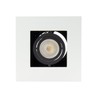 LED ceiling light Mirora GU10 IP20, surface-mounted, square, adjustable, white – photo 2