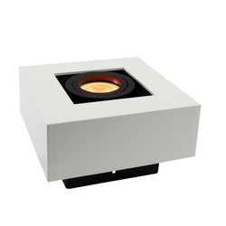 Plafonier LED Mirora GU10 IP20, de superfície, quadrado, orientável, branco – foto 5