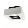 Plafoniera LED Mirora GU10 IP20, a plafone, quadrato, orientabile, bianco – foto 8