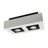 LED ceiling light Mirora Rectangle GU10 IP20, surface-mounted, adjustable, white – photo 3