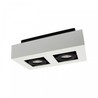 LED ceiling light Mirora Rectangle GU10 IP20, surface-mounted, adjustable, white – photo 7