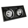 Faretto LED AR111 Due GU10 IP20, nero