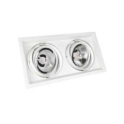 Foco LED AR111 Due GU10 IP20, branco