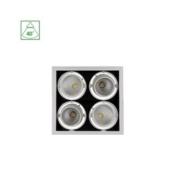 LED downlight Citizen 108 W 3000 K IP20, square