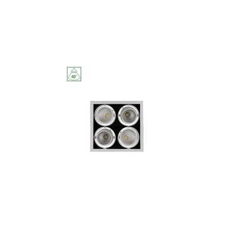 Downlight LED Citizen 108 W 3000 K IP20, cuadrado