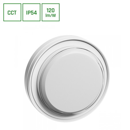 LED ceiling light Pastilo 10 W IP54, CCT (adjustable colour temperature), round, white