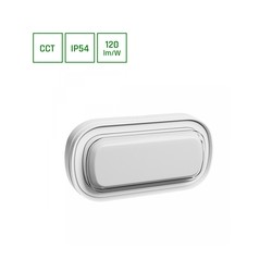 LED-plafondlamp Pastilo 10 W IP54, CCT (instelbare kleurtemperatuur), ovaal, wit – foto 2