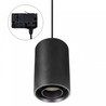 Faretto a binario Chloe GU10 IP20, trifase, rotondo, orientabile, nero – SLIP004007_TRACK