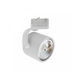 Track spotlight Madara Phases GU10 IP20, three-phase, white – photo 3